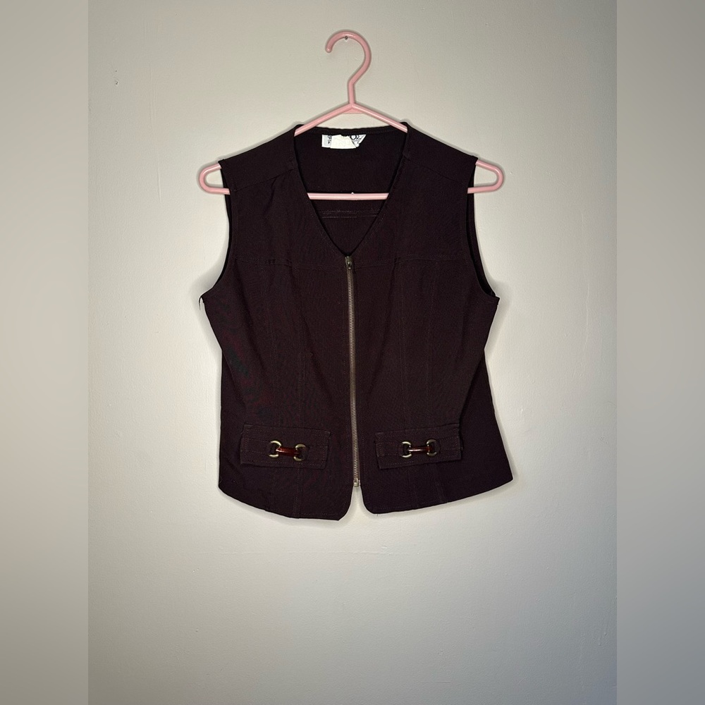 Ashley Taylor Brown Vest